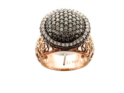 Le Vian Ring featuring Chocolate Diamonds, Vanilla Diamonds set in 14K Rose Gold - BirthStone.com