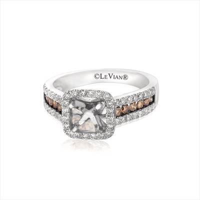 Le Vian Grand Sample Sale Pendant featuring Chocolate Diamonds, Vanilla Diamonds set in 14K Rose Gold - BirthStone.com