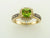 Le Vian Grand Sample Sale Ring featuring Green Apple Peridot Chocolate Diamonds, Vanilla Diamonds set in 14K Yellow Gold