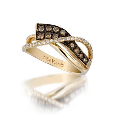 14K YELLOW GOLD DIAMOND  RING