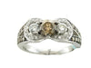 75% PLATINUM  GOLD DIAMOND  RING