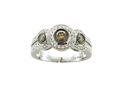 14K WHITE GOLD DIAMOND  RING