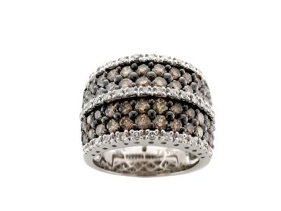 14K WHITE GOLD DIAMOND  RING