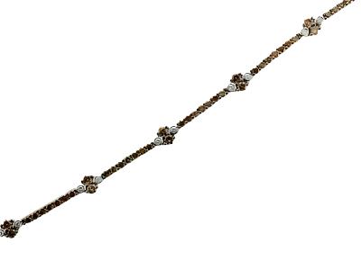 14K WHITE GOLD DIAMOND  BRACELET