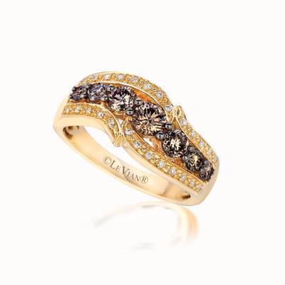 14K YELLOW GOLD DIAMOND  RING