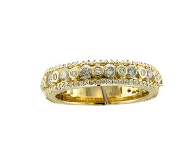 Le Vian Grand Sample Sale Ring featuring Chocolate Diamonds, Vanilla Diamonds set in 14K Yellow Gold - BirthStone.com