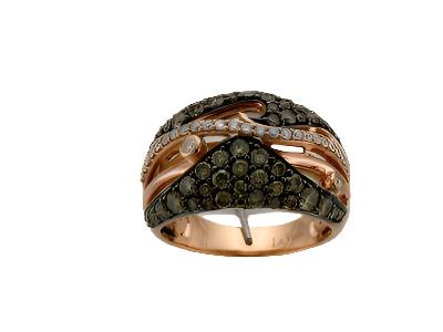 Le Vian Grand Sample Sale Ring featuring Chocolate Diamonds, Vanilla Diamonds set in 14K Rose Gold - BirthStone.com