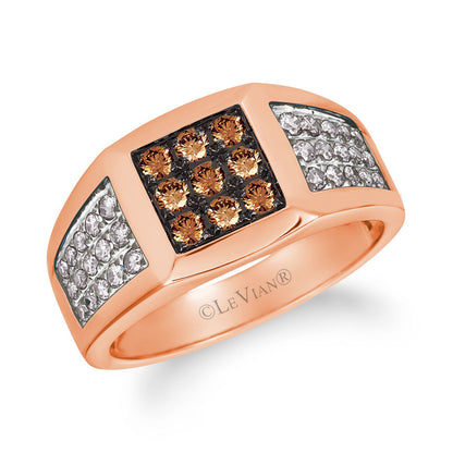 Le Vian Ring featuring Chocolate Diamonds, Nude Diamonds set in 14K Rose Gold - BirthStone.com