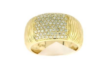 Le Vian Ring featuring White Diamonds set in 14K Yellow Gold - BirthStone.com