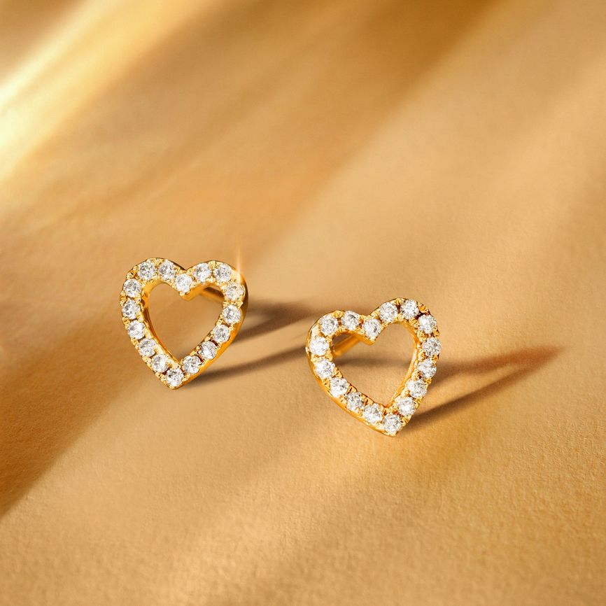 Le Vian Earrings featuring Nude Diamonds set in 14K Yellow Gold - BirthStone.com