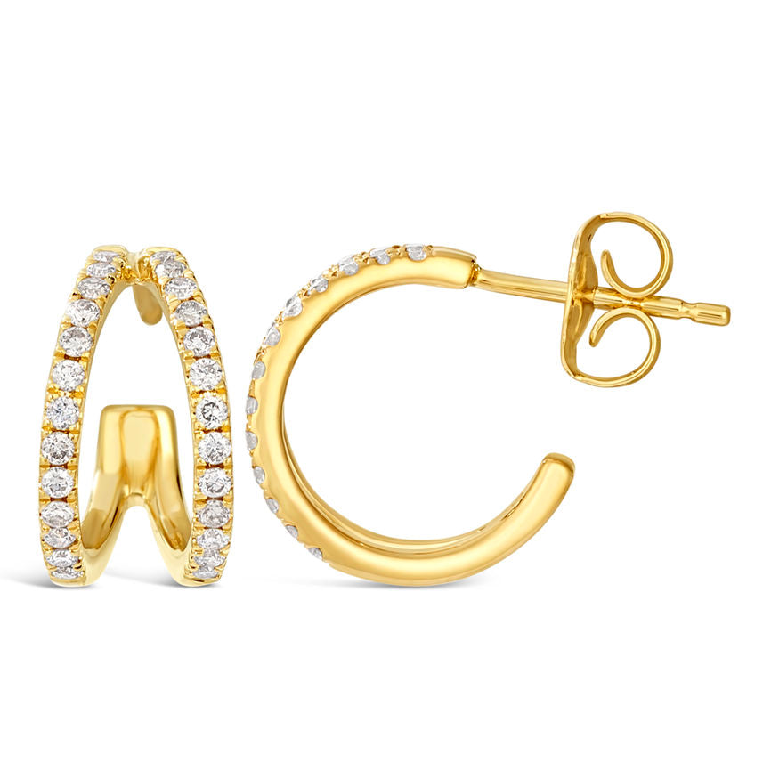 Le Vian Earrings featuring Nude Diamonds set in 14K Yellow Gold - BirthStone.com