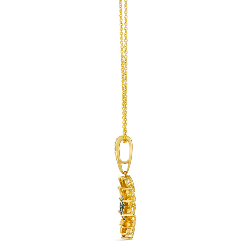 Le Vian Pendant featuring Cinnamon Citrine Nude Diamonds, Chocolate Diamonds set in 14K Yellow Gold - BirthStone.com