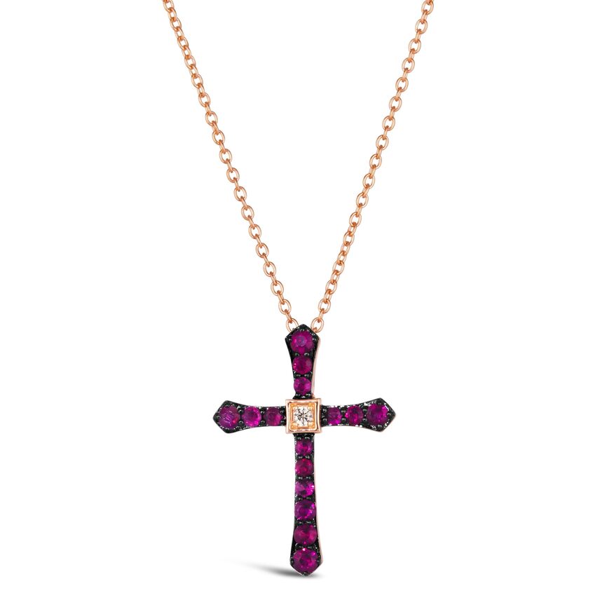 Le Vian Pendant featuring Passion Ruby Nude Diamonds set in 14K Rose Gold