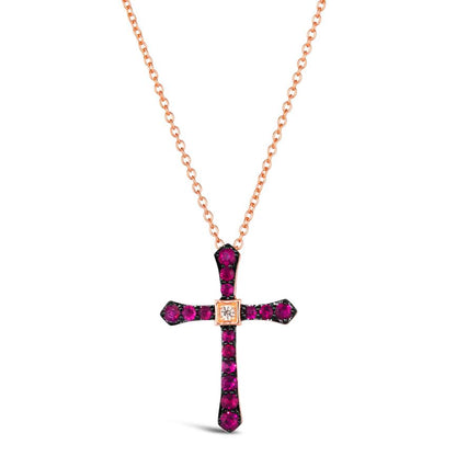 Le Vian Pendant featuring Passion Ruby Nude Diamonds set in 14K Rose Gold