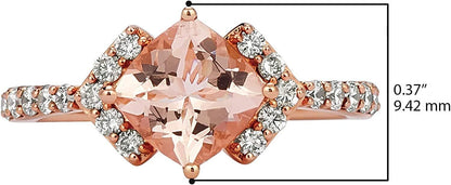 Le Vian Ring featuring Peach Morganite Nude Diamonds set in 14K Rose Gold