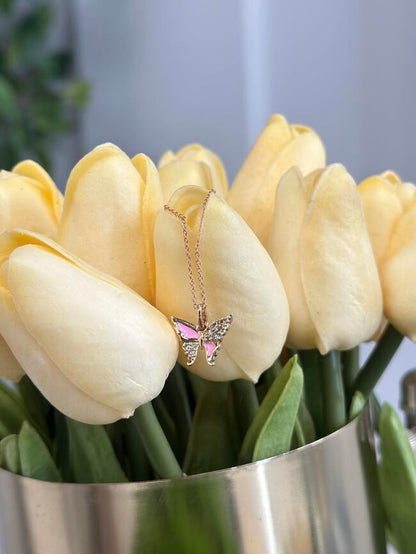 Le Vian Pendant featuring Enamel Nude Diamonds set in 14K Rose Gold