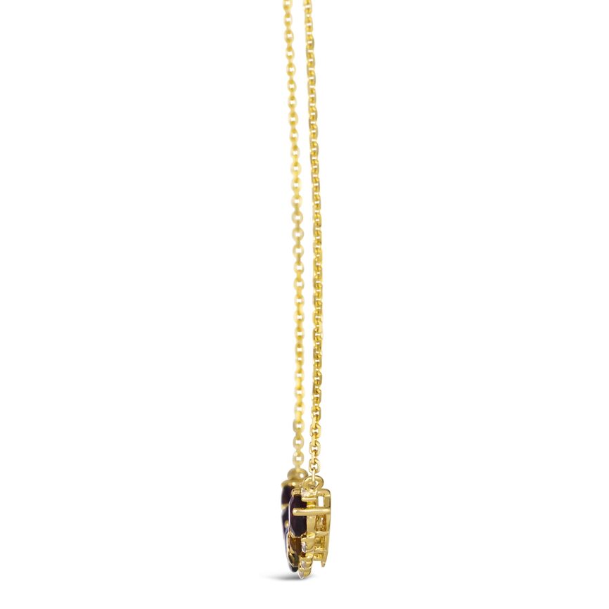 Le Vian Necklace featuring Raspberry Rhodolite, Blueberry Sapphire, Forest Green Tsavorite, Passion Fruit Tourmaline, Grape Amethyst, Light Citrine, Cinnamon Citrine Nude Diamonds set in 14K Yellow Gold