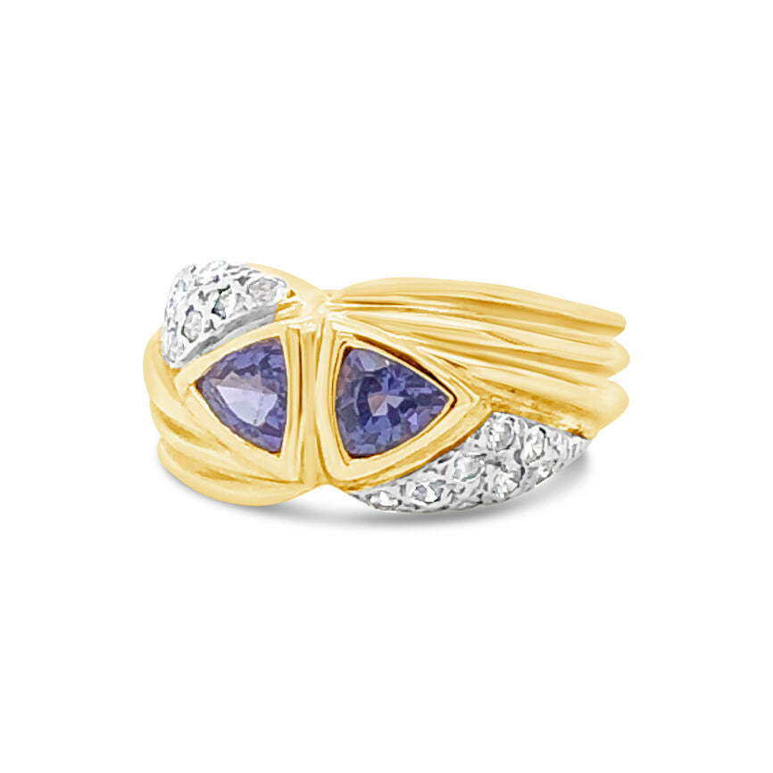 Le Vian Grand Sample Sale Ring featuring Blueberry Tanzanite  set in 14K - BirthStone.com