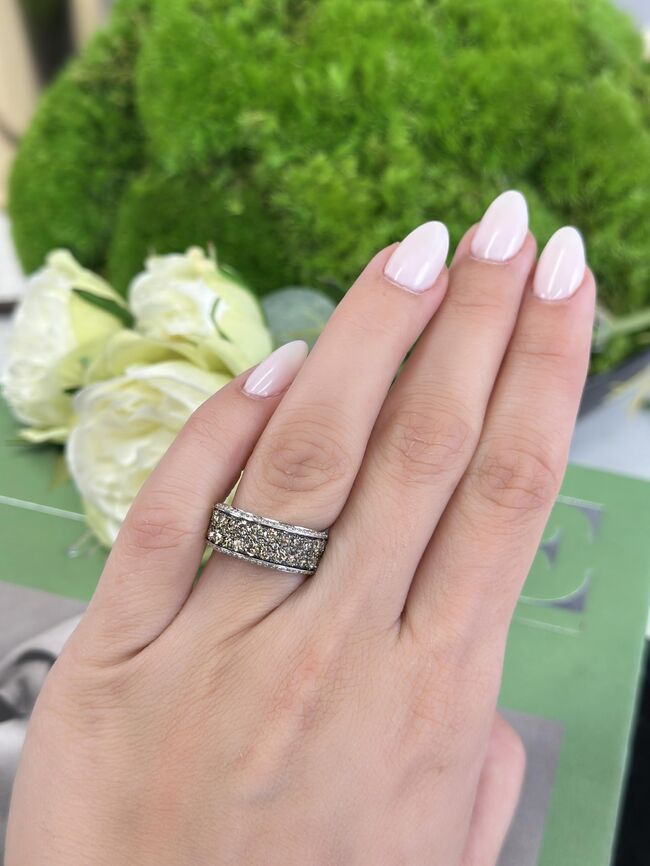 Le Vian Ring featuring Chocolate Diamonds, Nude Diamonds set in 14K White Gold