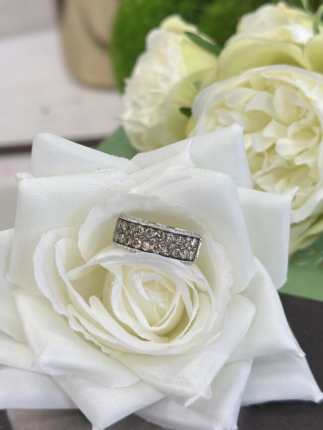 Le Vian Ring featuring Chocolate Diamonds, Nude Diamonds set in 14K White Gold