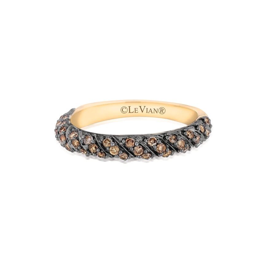 Le Vian Grand Sample Sale Ring featuring Chocolate Diamonds set in 14K Yellow Gold - BirthStone.com