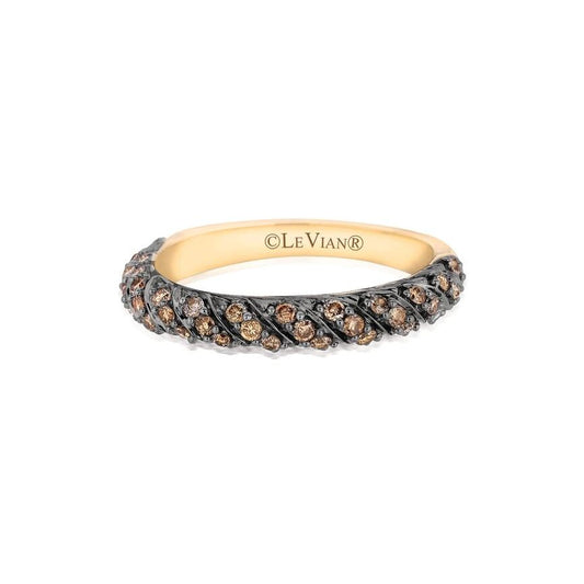 Le Vian Grand Sample Sale Ring featuring Chocolate Diamonds set in 14K Yellow Gold - BirthStone.com