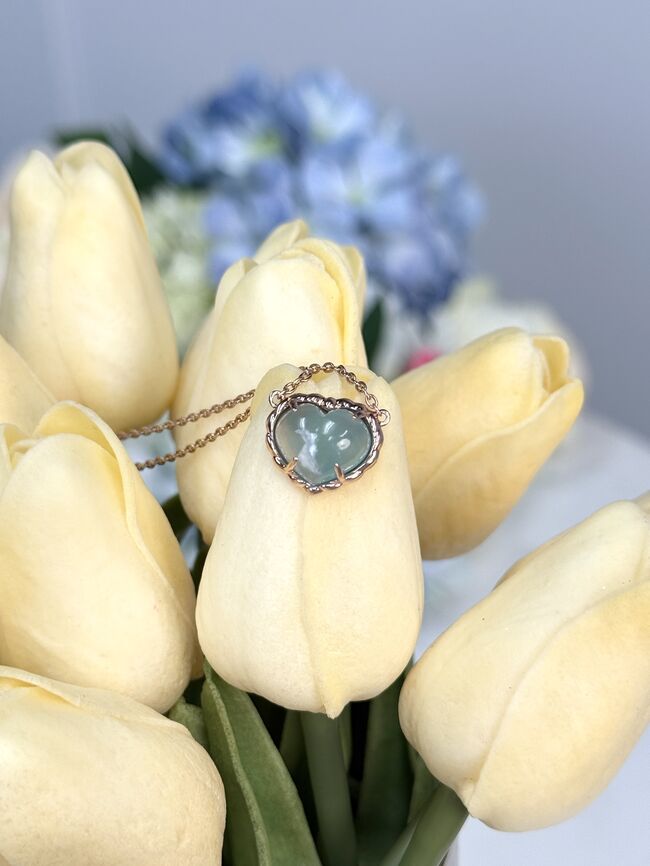 SMN125: Strawberry Gold Silver 925