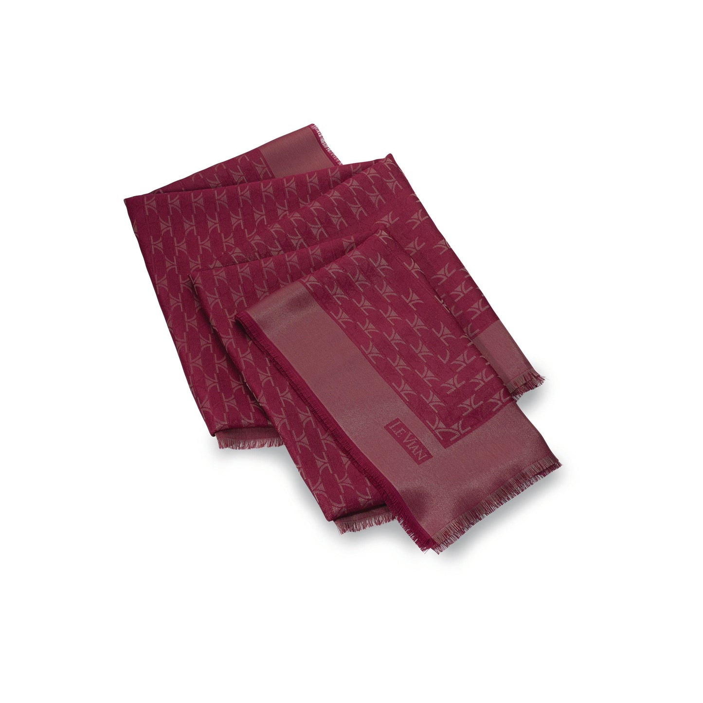 Lurex« Pashmina - Bordeaux Wine & Strawberry Lurex« - BirthStone.com