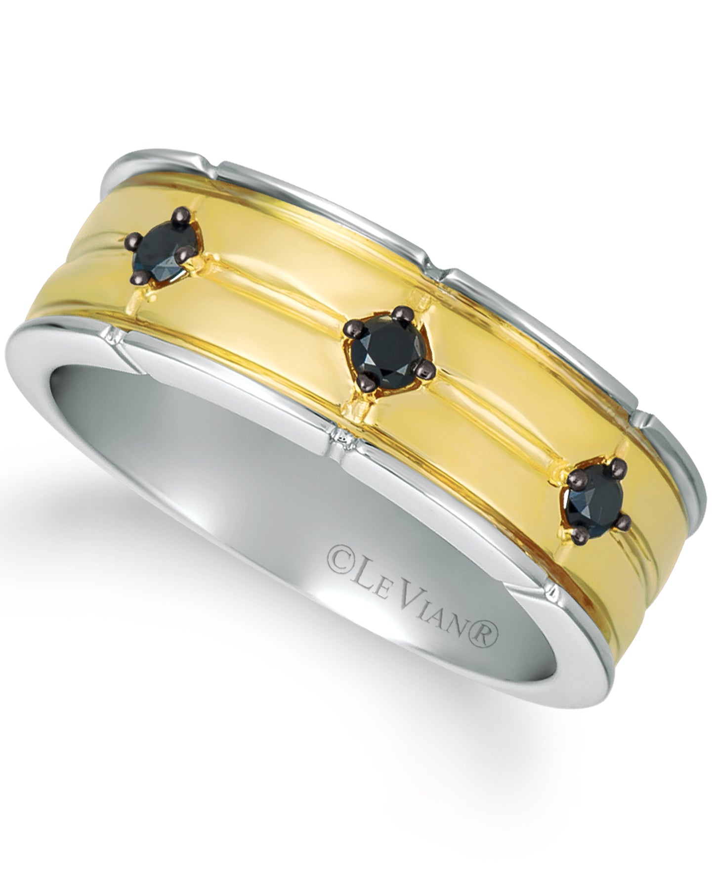 Le Vian Exotics Ring featuring Blackberry Diamonds set in 14K Two Tone Gold - BirthStone.com